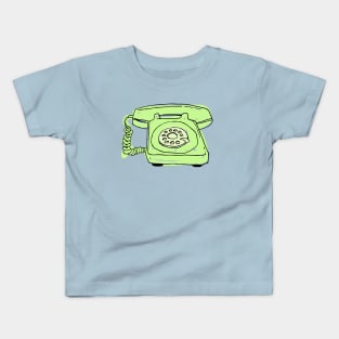 Sketchy Old Retro Rotary Phone Kids T-Shirt